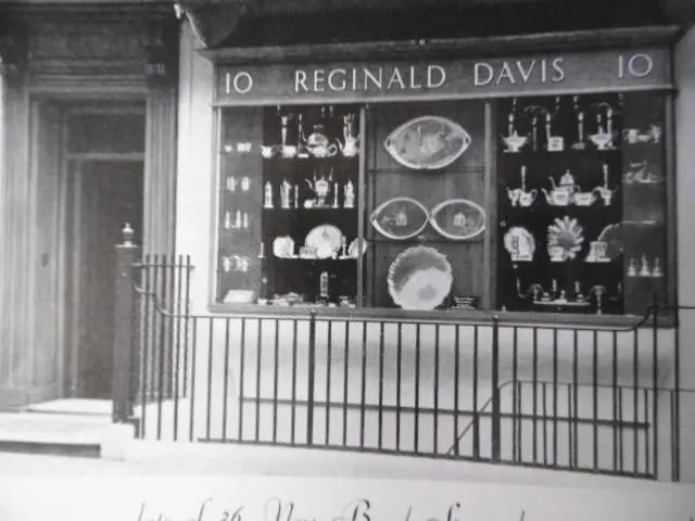 Reginald Davis shop window display.